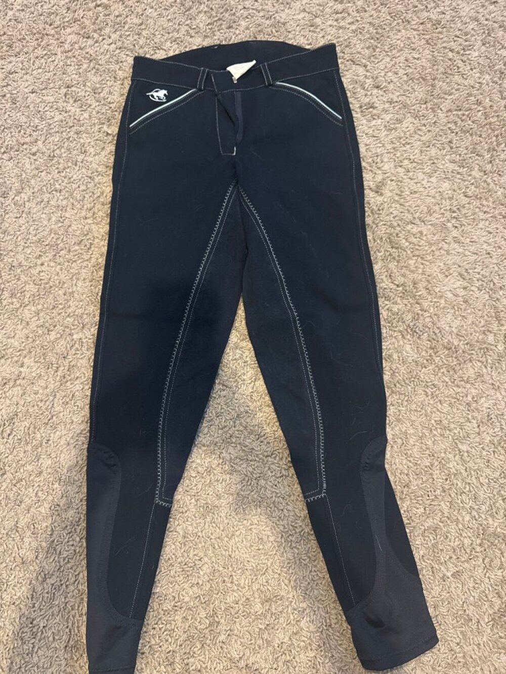 Piper Youth 22R Navy Breeches SmartPak